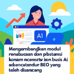 Mengembangkan Modul Pembuatan Dan Publikasi Konten Otomatis Berbasis Ai Sesuai Standar Seo Yang Telah Dirancang.